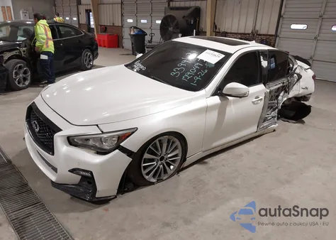 2018 Infiniti Q50 3.0T Luxe из США, поврежденный, VIN JN1EV7APXJM353399